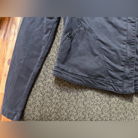 Anthropologie Marrakech Faravel Moto Jacket cotton size small navy blue - Picture 5 of 16